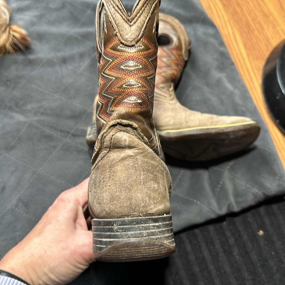 Durango Lil Rebel Pro Big Kids Western Boots Brown - Picture 9 of 10